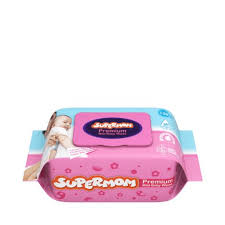 super mom baby wipes 12pcs