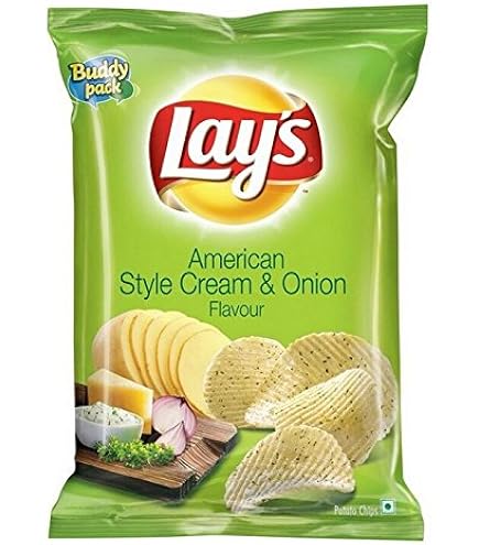 lays cream & onion 37.5g